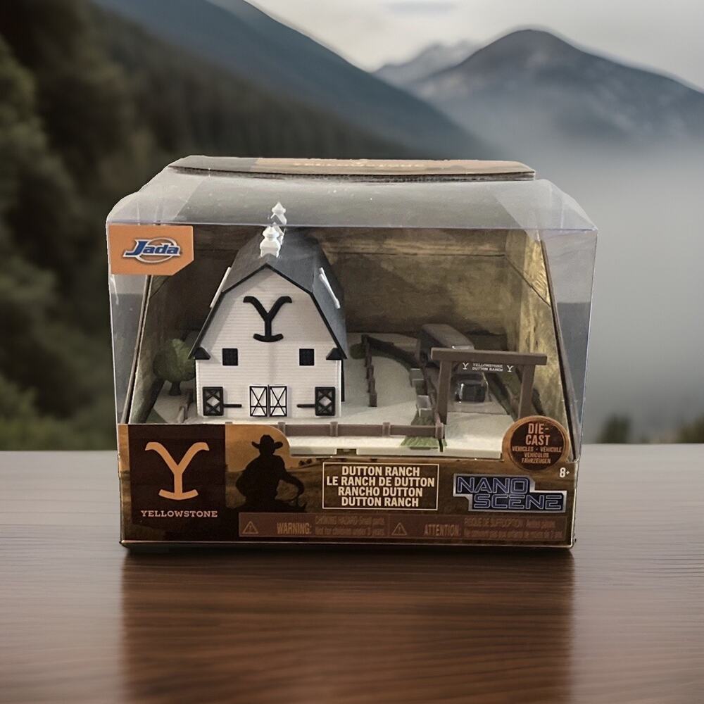 NEW 2026 Jada Toys Yellowstone NANO SCENE Dutton Ranch w/ Truck & Trailer